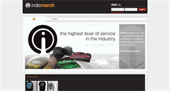 Desktop Screenshot of indiemerch.com