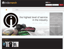 Tablet Screenshot of indiemerch.com